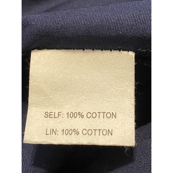 VaVa by Joy Han Blue Chambray Off Shoulder Embroidered Sleeve Blouse Medium - Picture 7 of 10